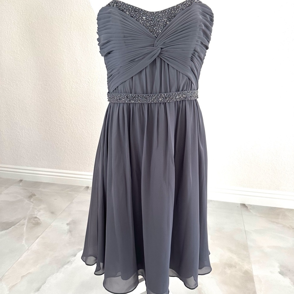Alfred Angelo Gray Dress